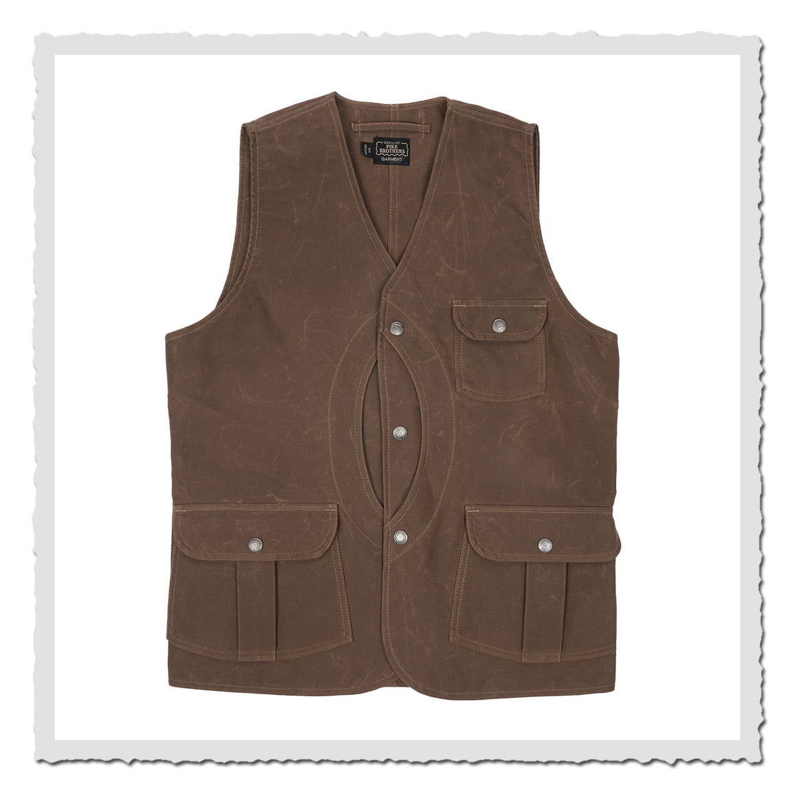 1928 Hunting Vest waxed sand